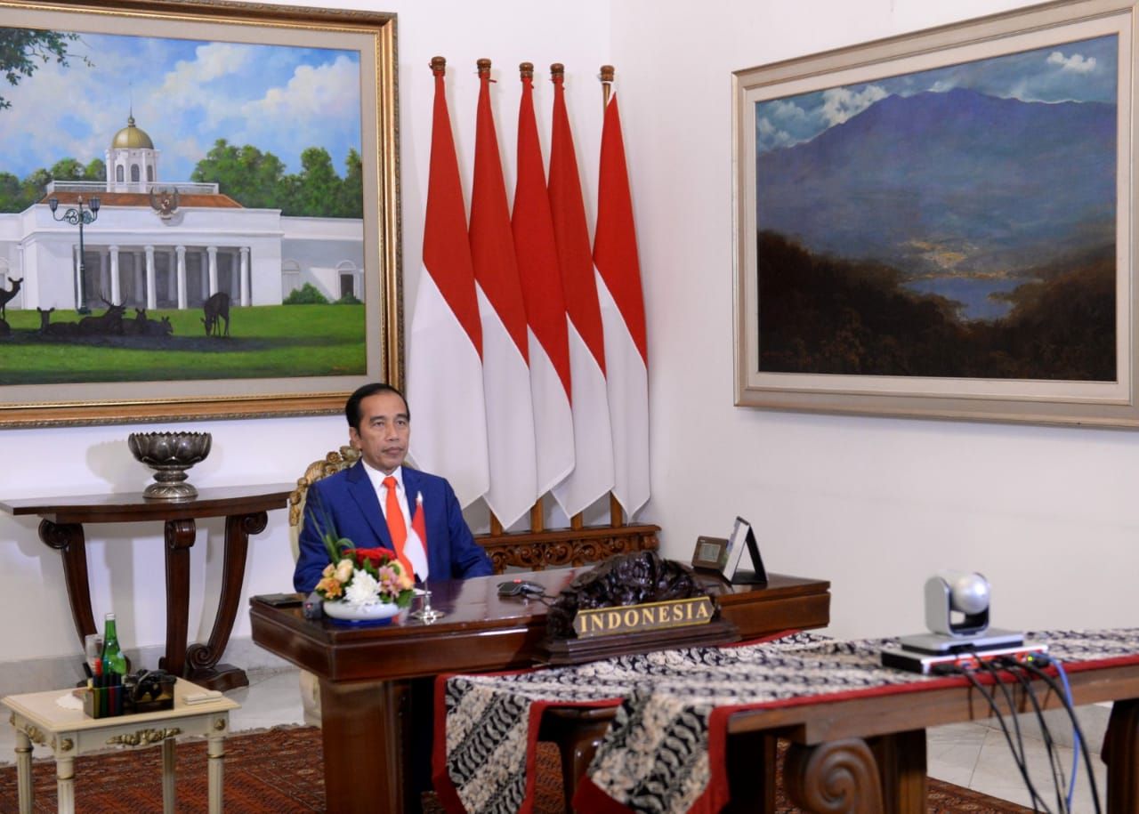Presiden Jokowi Ikuti KTT Gerakan Non-Blok Secara Virtual Bahas Penanganan Covid-19 - PKPBerdikari