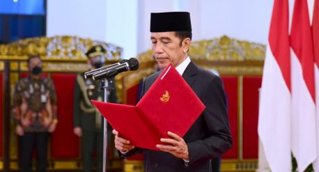 Ganip Warsito Dilantik Presiden Jokowi Sebagai Kepala BNPB