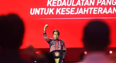 Jokowi di Rakernas PDI Perjuangan 2023